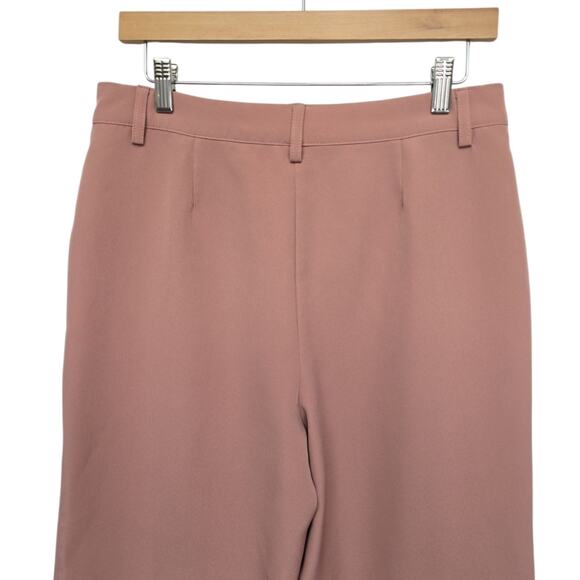 Avec Les Filles‎ Pastel Pink Wide Leg Cropped Pants size 8 Legally Blonde Office - Picture 9 of 9